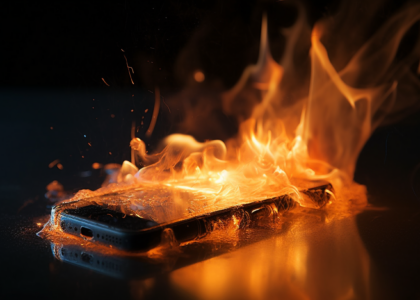 teenagers always be lightin these phones on fire. whats up with that?