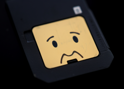 The SIM card is upset because it doesn't want to be used in an attack. The SIM card is generally very nice and likes to help people make fun calls. Why did you make the SIM card sad?