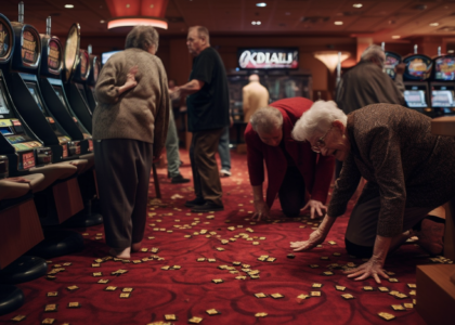 old people be wiggin out on free money yo