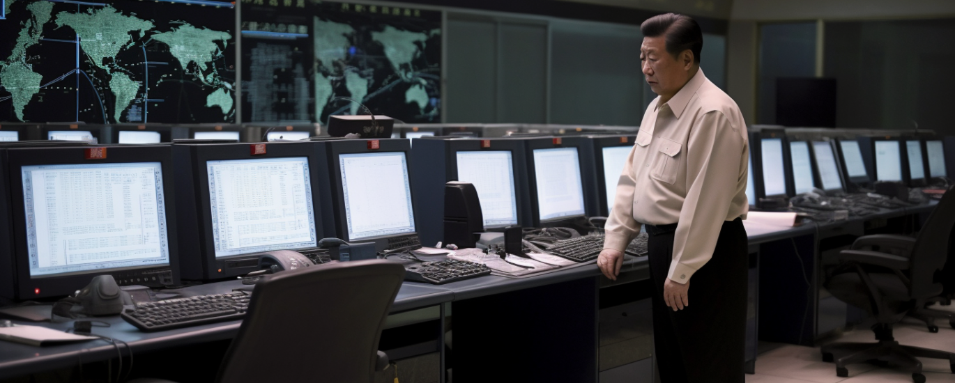 President Xi is sad that his computers are broken