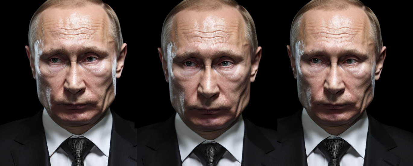 Three Putins, all being very Putin-like